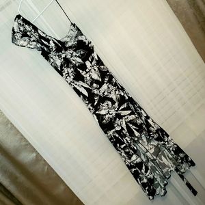 High low frilly flowy fun sun dress one shoulder